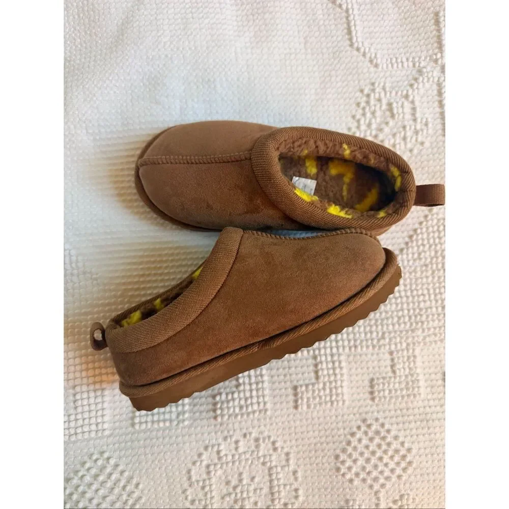 Wonder Nation Kids Sherpa Slipper Clogs Size 13/1